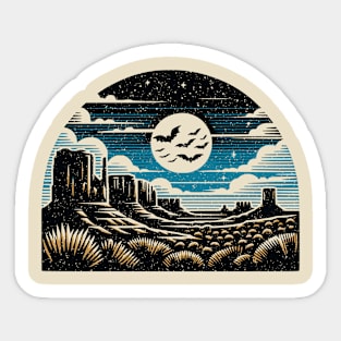 Desert Bats Sticker